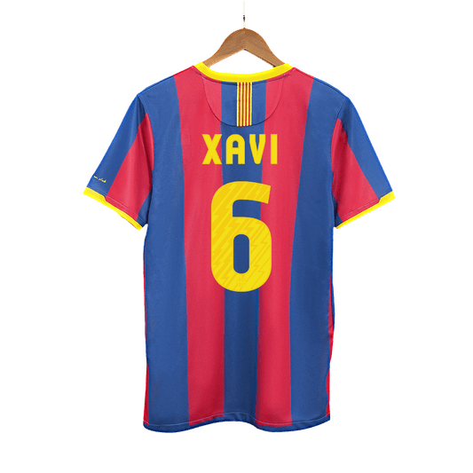 Barcelona pánsky domáci retro futbalový dres 2010/11 - XAVI #6