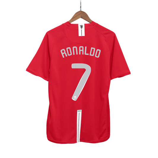 Manchester United pánsky domáci retro futbalový dres 2007/08 UCL Final - RONALDO #7