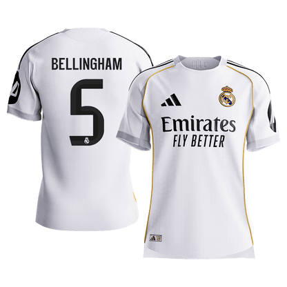 Real Madrid pánsky domáci futbalový dres 2025/26 - BELLINGHAM #5 [hráčska verzia] (Prémiová kvalita)