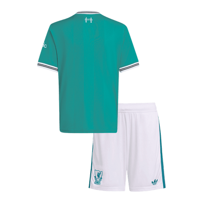 Liverpool detská tretia futbalová súprava 2025/26