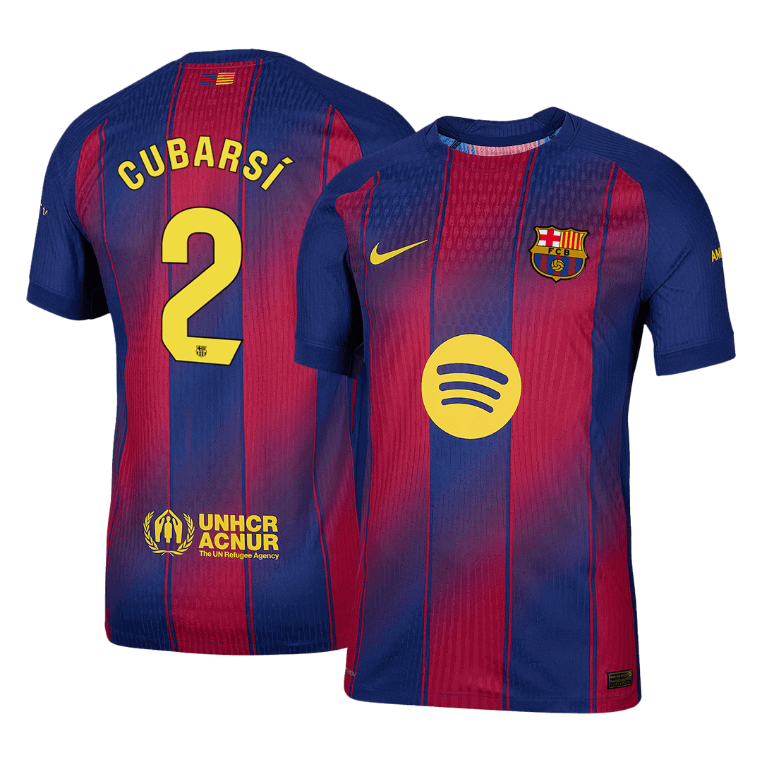 Barcelona pánsky domáci futbalový dres 2025/26 - CUBARSÍ #2 [hráčska verzia]