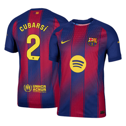 Barcelona pánsky domáci futbalový dres 2025/26 - CUBARSÍ #2 [hráčska verzia]