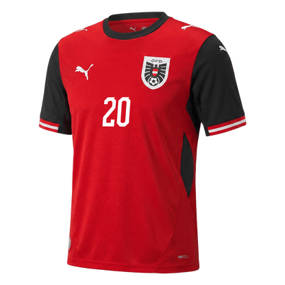 Rakúsko pánsky domáci futbalový dres MS 2026 - LAIMER #20