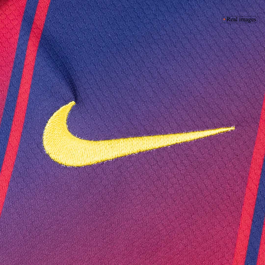 Barcelona pánsky domáci futbalový dres s dlhými rukávmi 2025/26