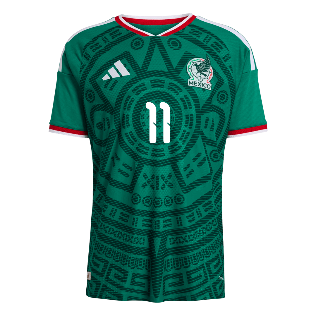 Mexiko pánsky domáci futbalový dres MS 2026 - S.GIMENEZ #11 [hráčska verzia]