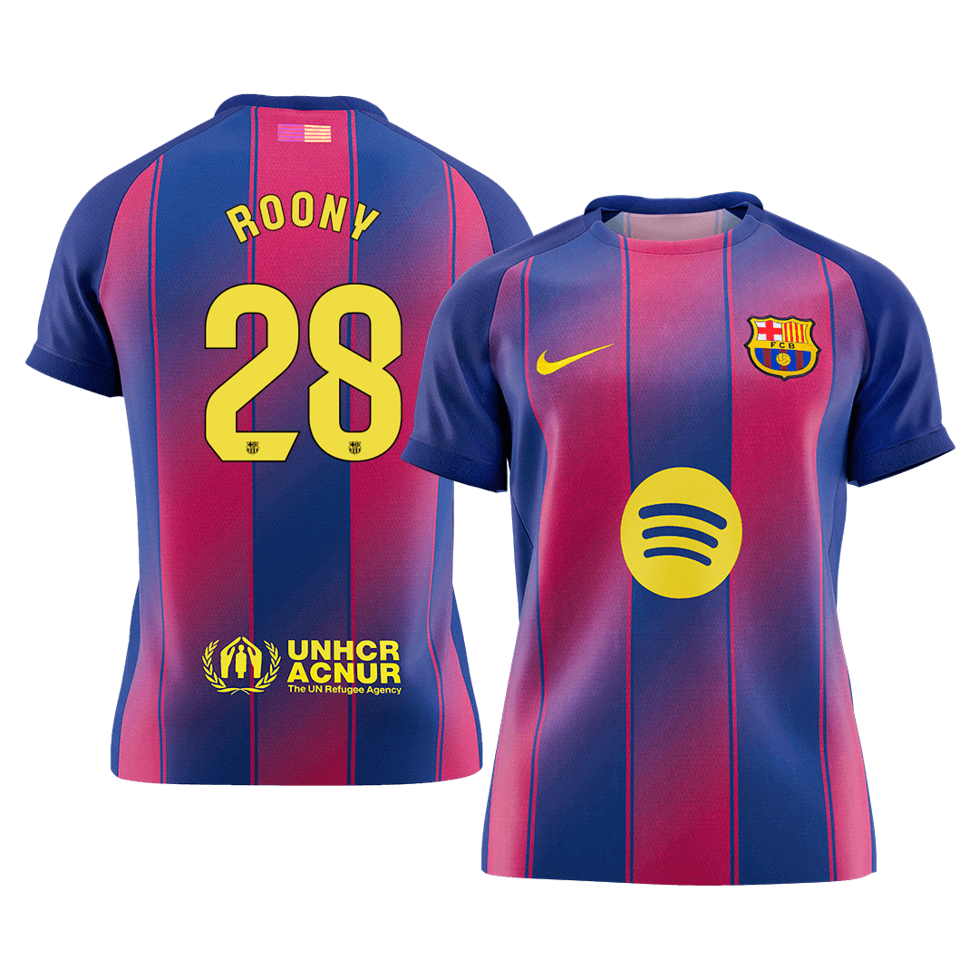 Barcelona pánsky domáci futbalový dres 2025/26 - ROONY #28 (Prémiová kvalita)