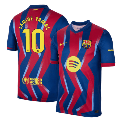 Barcelona pánsky štvrtý futbalový dres 2025/26 - LAMINE YAMAL #10