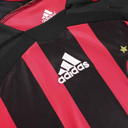 Pánske Retro Futbalový Dres AC Miláno Domáci 2006/07 Dlhý Rukáv - RONALDO #99