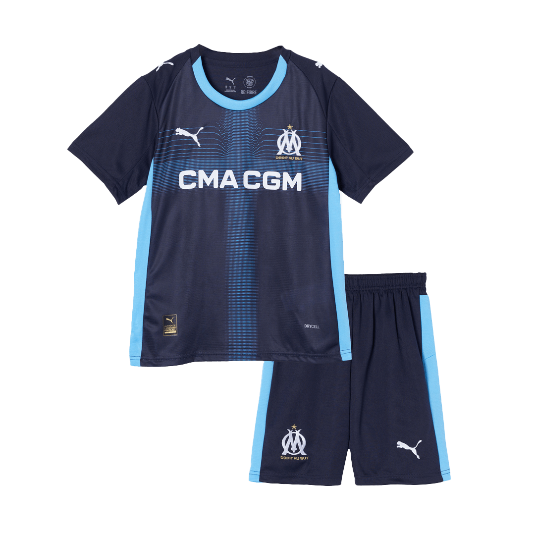 Marseille detská vonkajšia futbalová súprava 2025/26