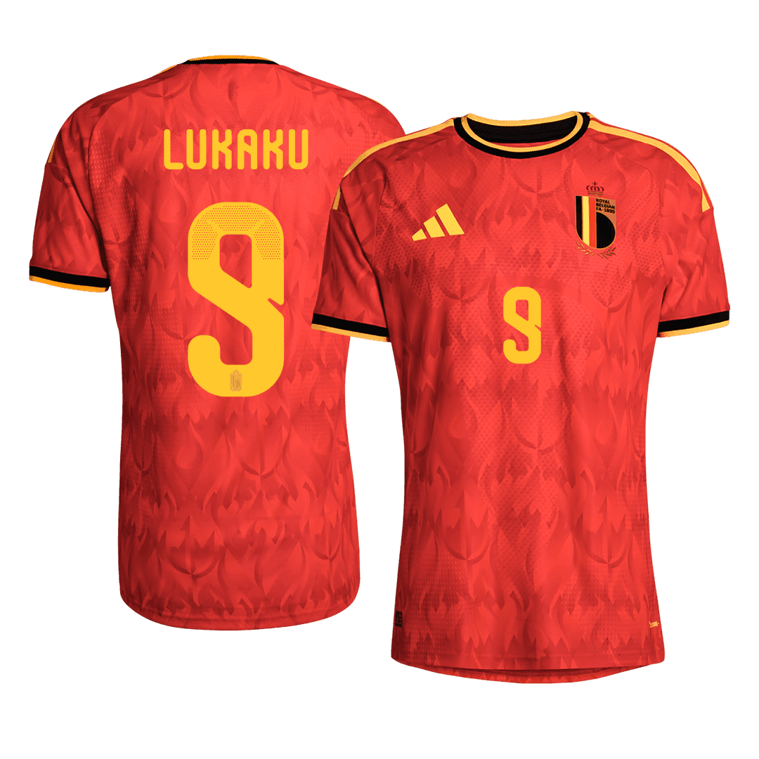 Pánske Futbalový Dres Belgicko Domáci MS 2026 Hráčska Verzia - LUKAKU #9