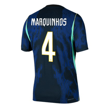 Pánske Futbalový Dres Brazília Vonkajší MS 2026 Hráčska Verzia - MARQUINHOS #4