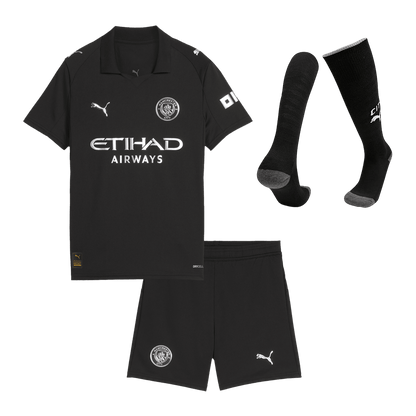 Manchester City detský vonkajší futbalový komplet 2025/26