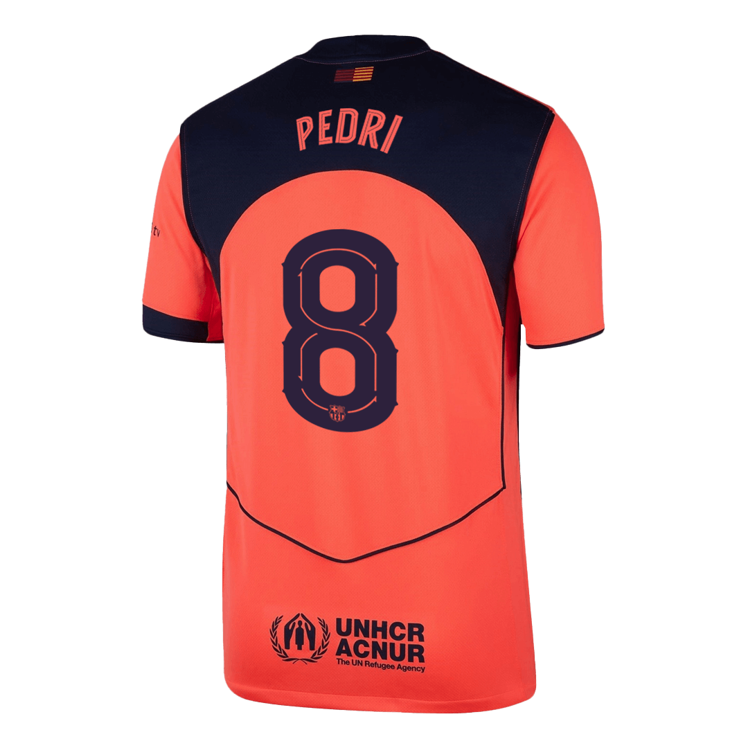 Barcelona pánsky tretí futbalový dres 2025/26 UCL - PEDRI #8