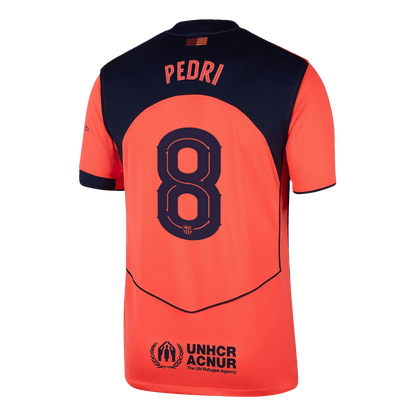 Barcelona pánsky tretí futbalový dres 2025/26 UCL - PEDRI #8