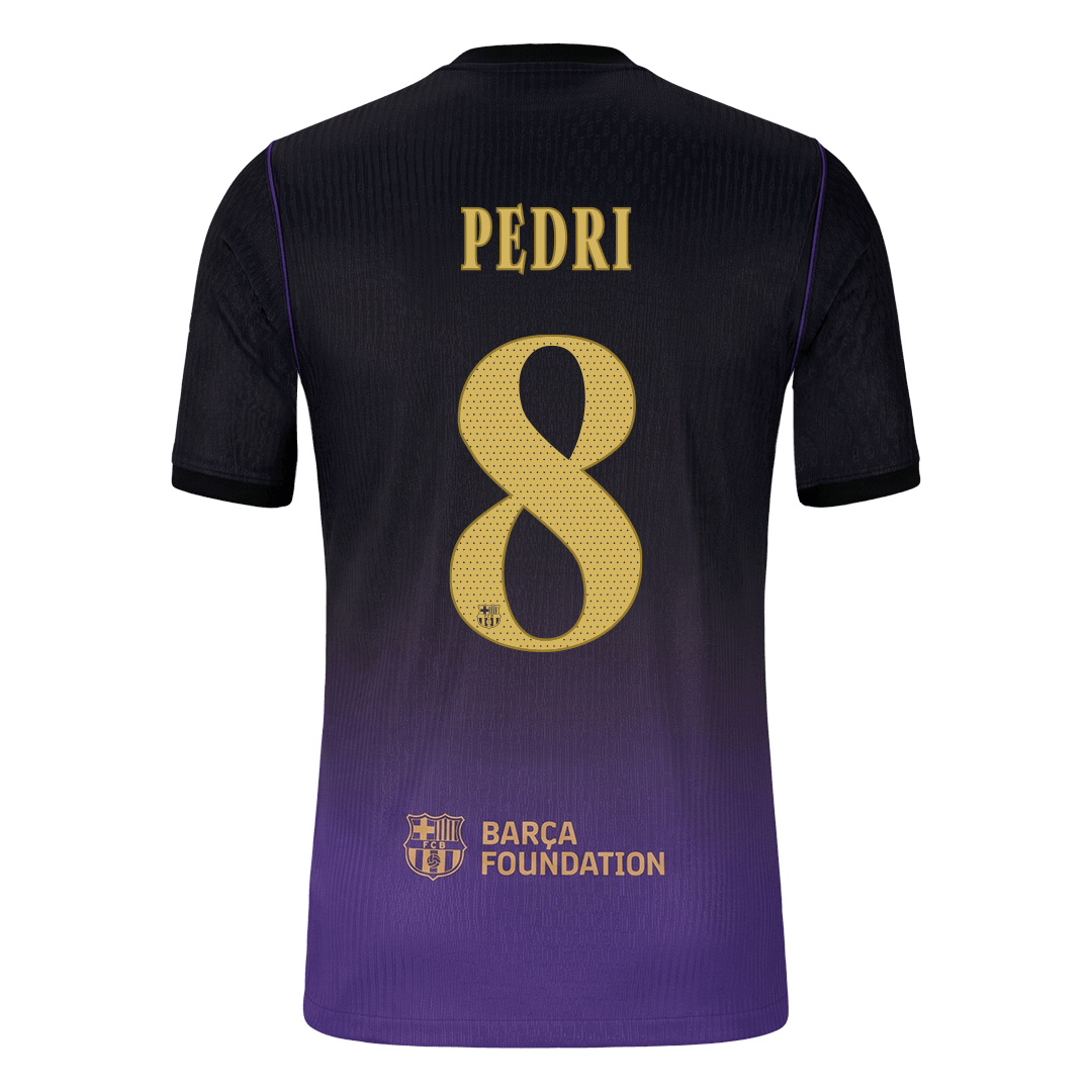 Barcelona pánsky vonkajší futbalový dres 2026/27 – PEDRI #8 – UCL [hráčska verzia]