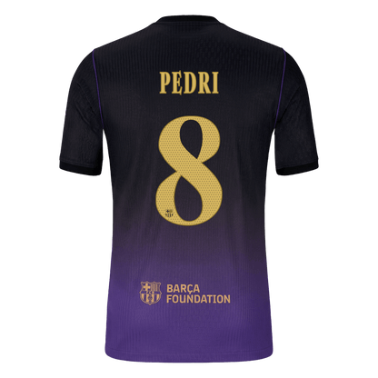Barcelona pánsky vonkajší futbalový dres 2026/27 – PEDRI #8 – UCL [hráčska verzia]