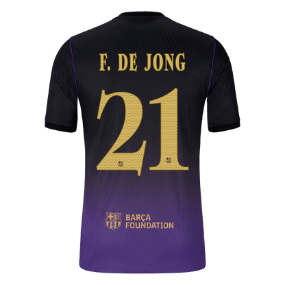 Barcelona pánsky vonkajší futbalový dres 2026/27 – F. DE JONG #21 – UCL [hráčska verzia]