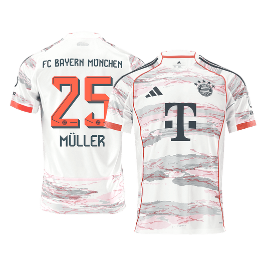 Bayern Mníchov pánsky vonkajší futbalový dres 2025/26 - MÜLLER #25