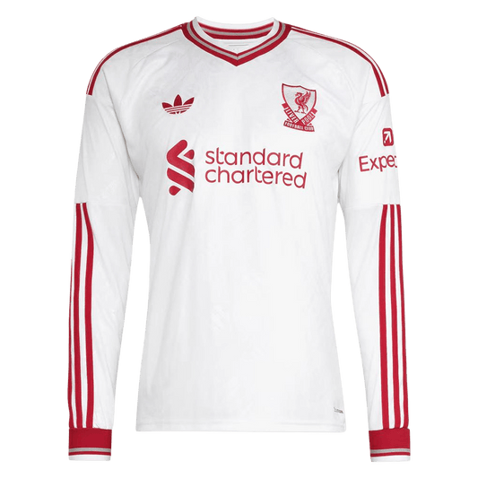 Liverpool pánsky Vonkajší futbalový dres s dlhými rukávmi 2026/27