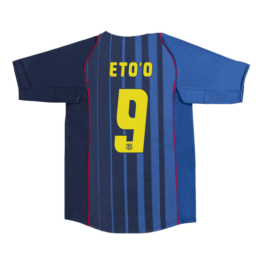 Barcelona pánsky vonkajší retro futbalový dres 2004/05 - ETO'O #9