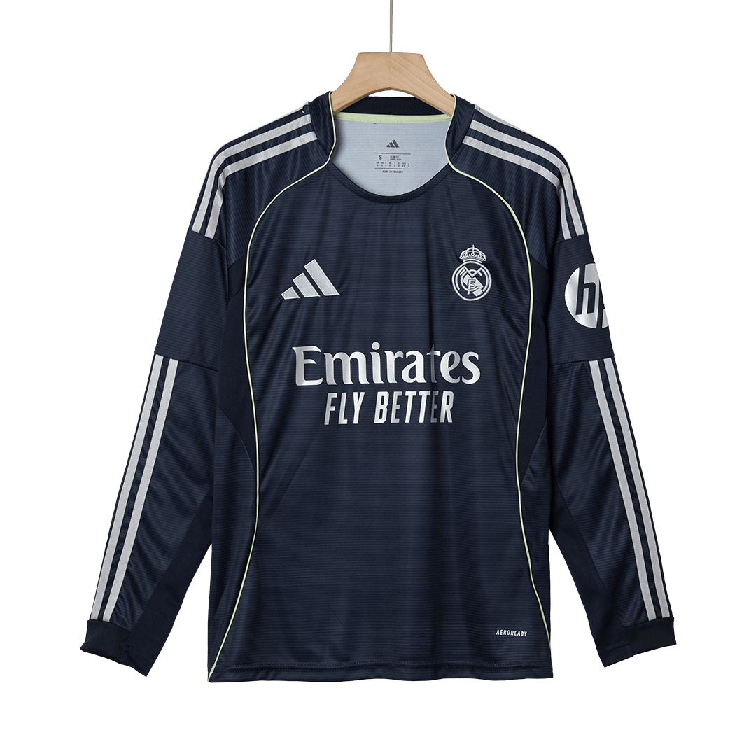 Real Madrid pánsky vonkajší futbalový dres s dlhými rukávmi 2025/26