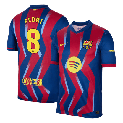 Barcelona pánsky štvrtý futbalový dres 2025/26 - PEDRI #8