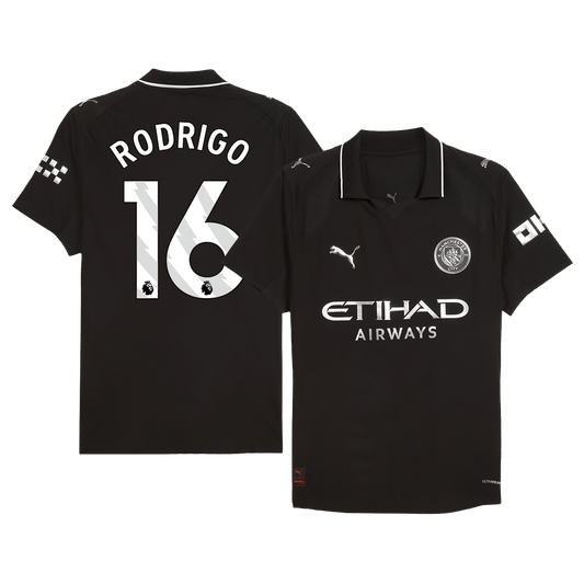 Manchester City pánsky vonkajší futbalový dres 2025/26 - RODRIGO #16 [hráčska verzia]