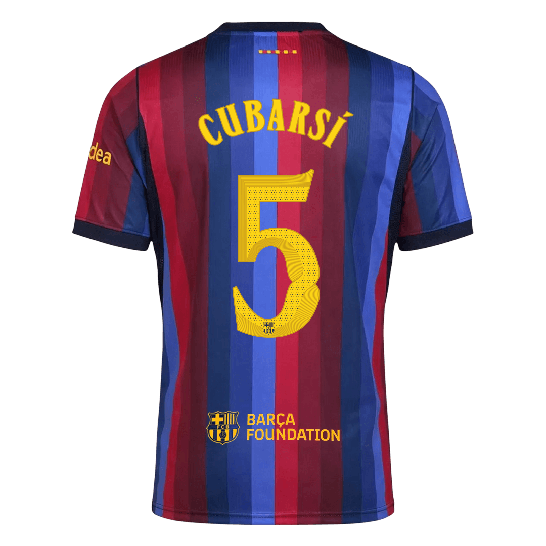 Barcelona pánsky domáci futbalový dres 2026/27 – CUBARSÍ #5 – UCL