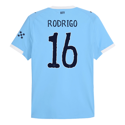 Manchester City pánsky domáci futbalový dres MS 2025/26 - RODRIGO #16 [hráčska verzia]