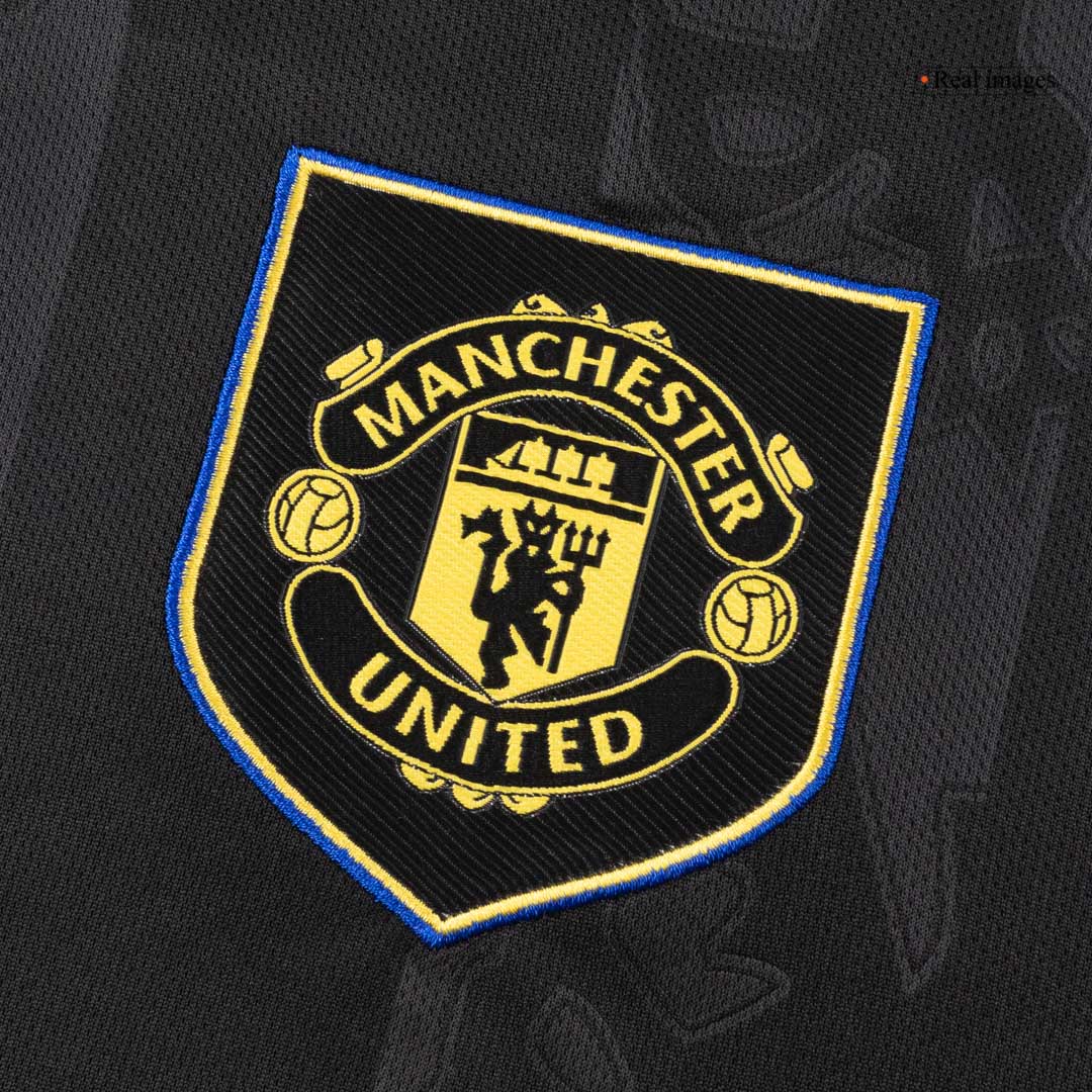 Manchester United pánsky tretí futbalový dres s dlhými rukávmi 2025/26