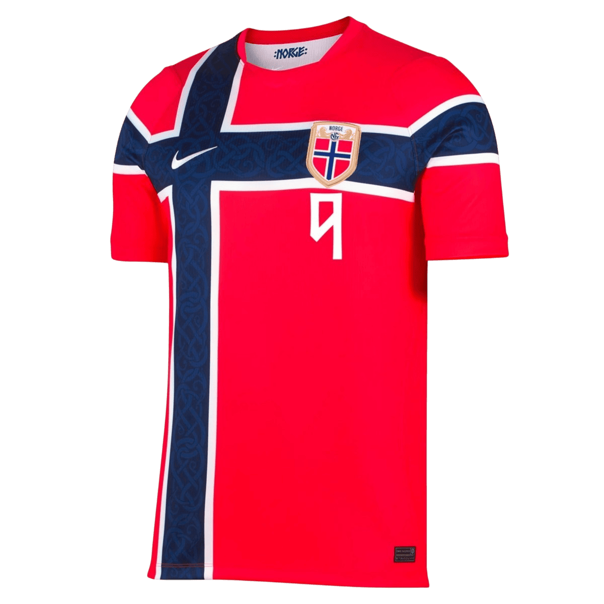 Nórsko pánsky domáci futbalový dres MS 2026 - BRAUT HAALAND #9 [hráčska verzia]