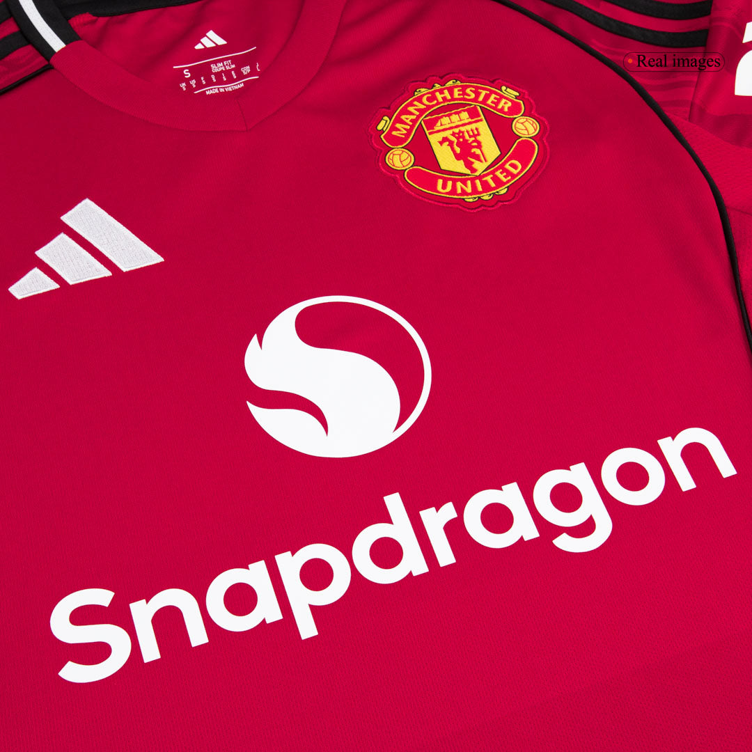 Manchester United pánska domáca futbalová súprava 2025/26 (Prémiová kvalita)
