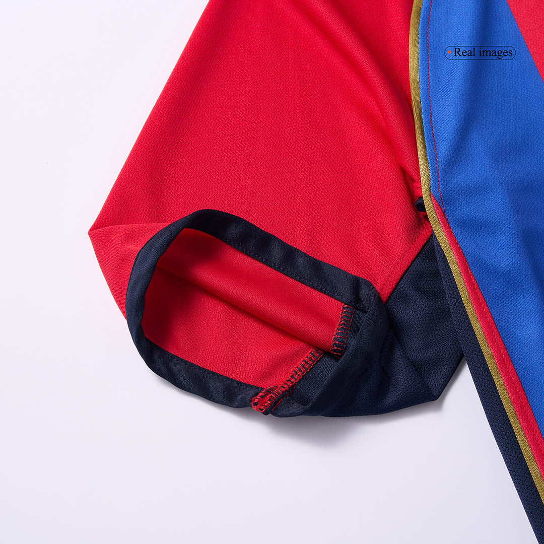 Barcelona pánsky domáci retro futbalový dres 2001/02 - XAVI #6