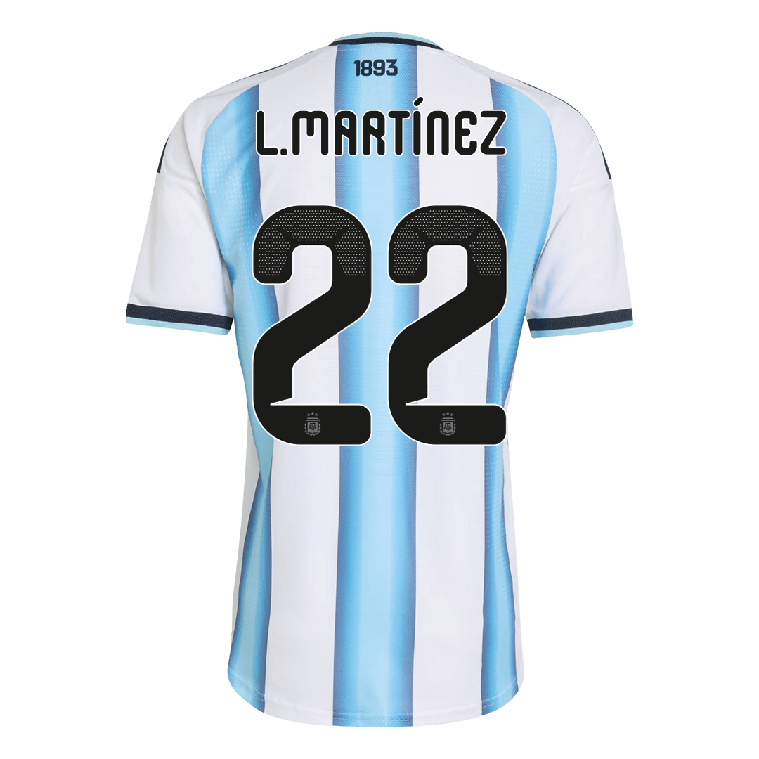 Argentína pánsky domáci futbalový dres MS 2026 - L.MARTÍNEZ #22 [hráčska verzia]