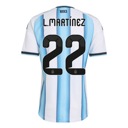 Argentína pánsky domáci futbalový dres MS 2026 - L.MARTÍNEZ #22 [hráčska verzia]