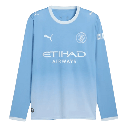 Manchester City pánsky Domáci futbalový dres s dlhými rukávmi 2026/27