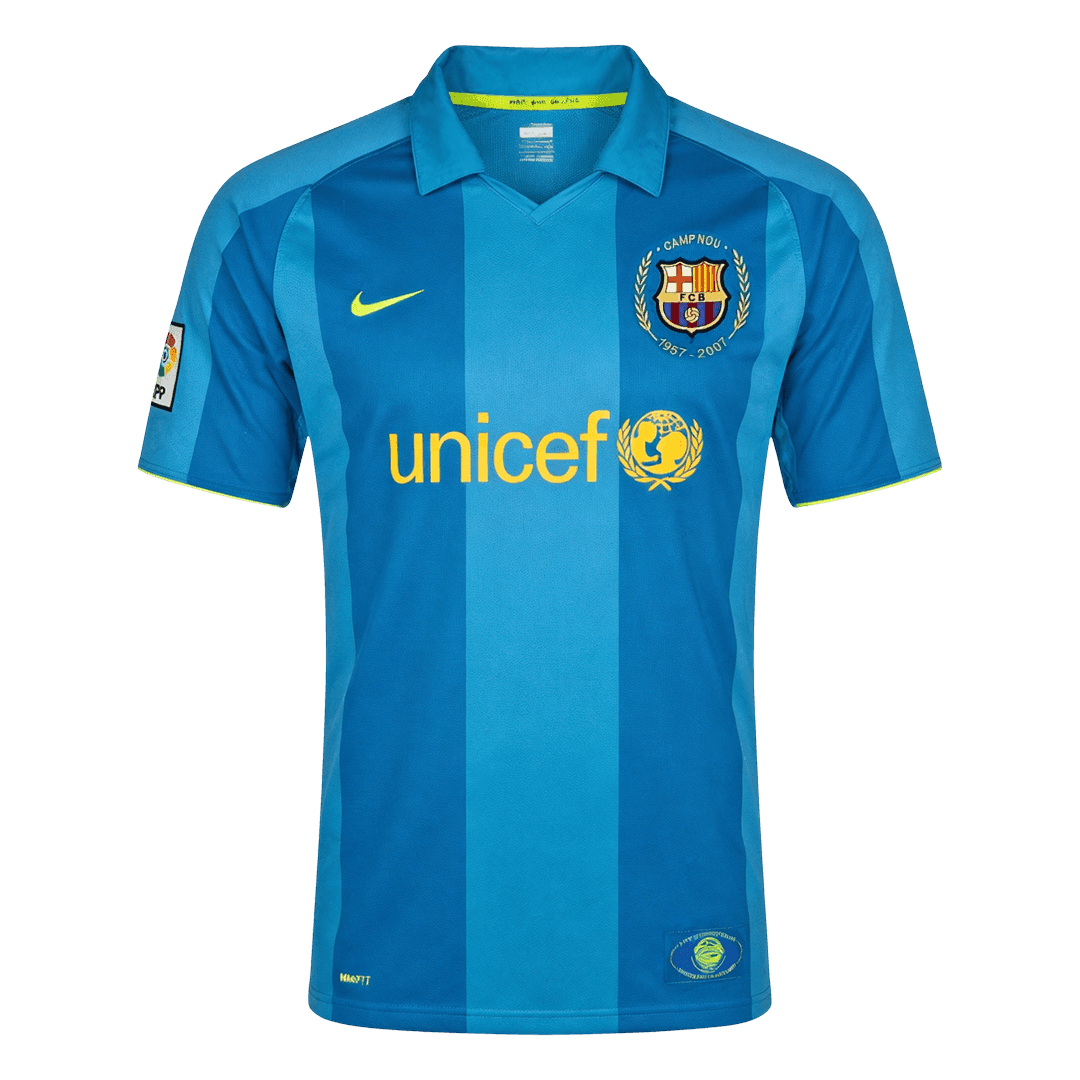 Barcelona pánsky vonkajší retro futbalový dres 2007/08