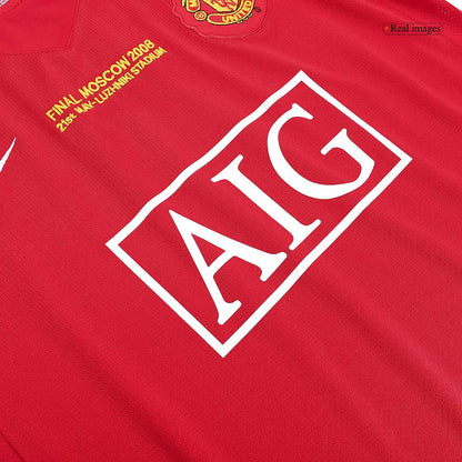 Manchester United pánsky domáci retro futbalový dres 2007/08 UCL Final - ROONEY #10