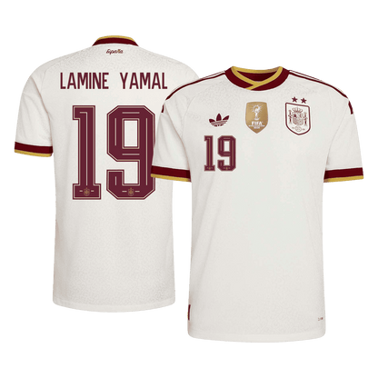 Pánske Futbalový Dres Španielsko Vonkajší MS 2026 Hráčska Verzia - LAMINE YAMAL #19