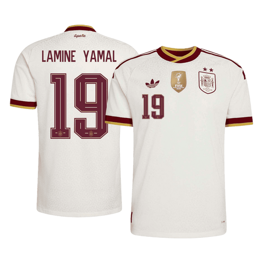 Pánske Futbalový Dres Španielsko Vonkajší MS 2026 Hráčska Verzia - LAMINE YAMAL #19
