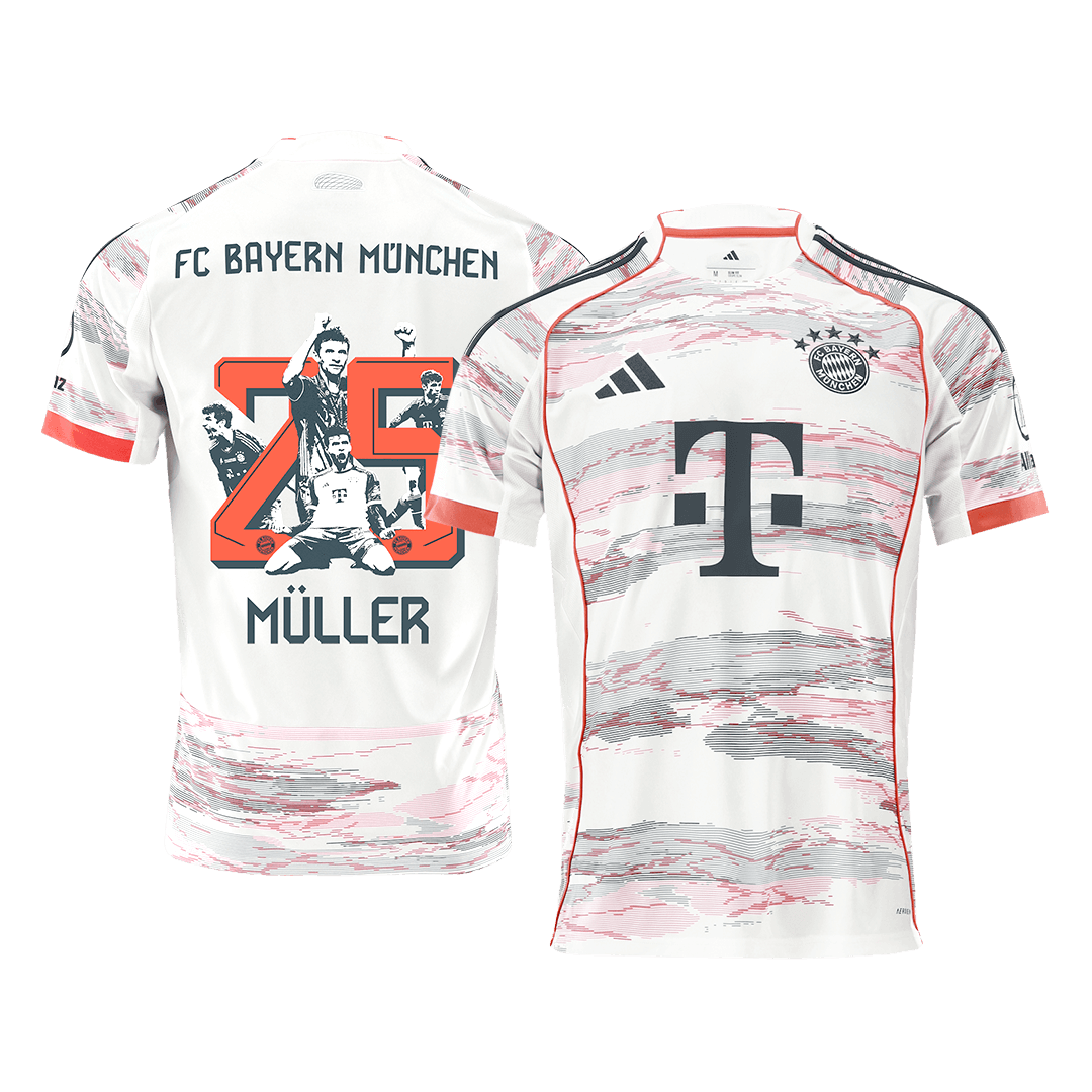 Bayern Mníchov pánsky vonkajší futbalový dres 2025/26 - MÜLLER Special #25