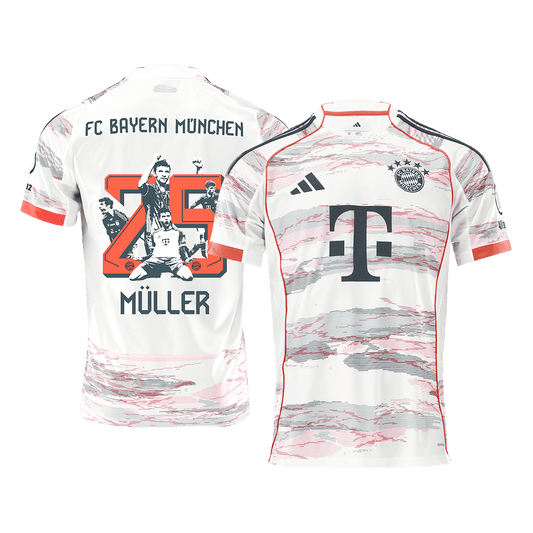 Bayern Mníchov pánsky vonkajší futbalový dres 2025/26 - MÜLLER Special #25