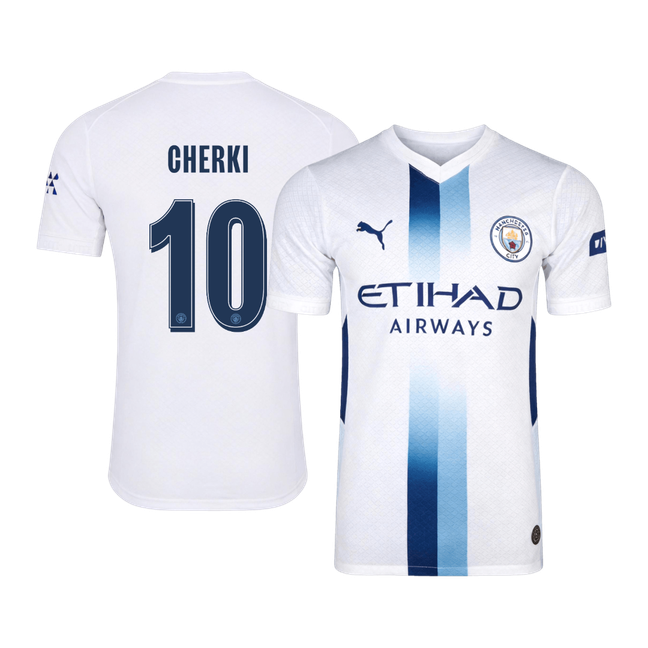 Manchester City pánsky Tretí futbalový dres 2026/27 – CHERKI #10 – UCL [hráčska verzia]