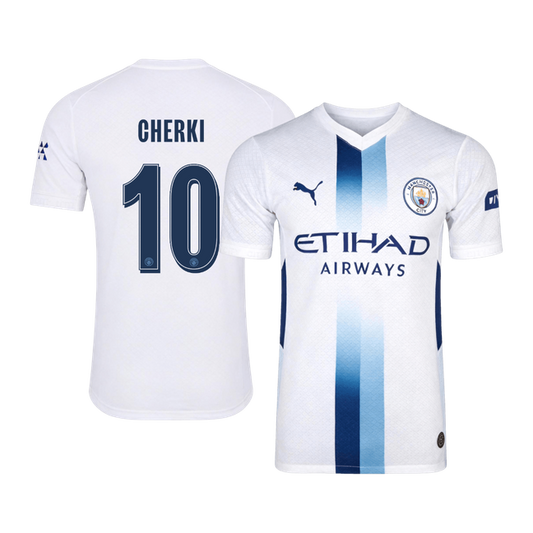 Manchester City pánsky Tretí futbalový dres 2026/27 – CHERKI #10 – UCL [hráčska verzia]