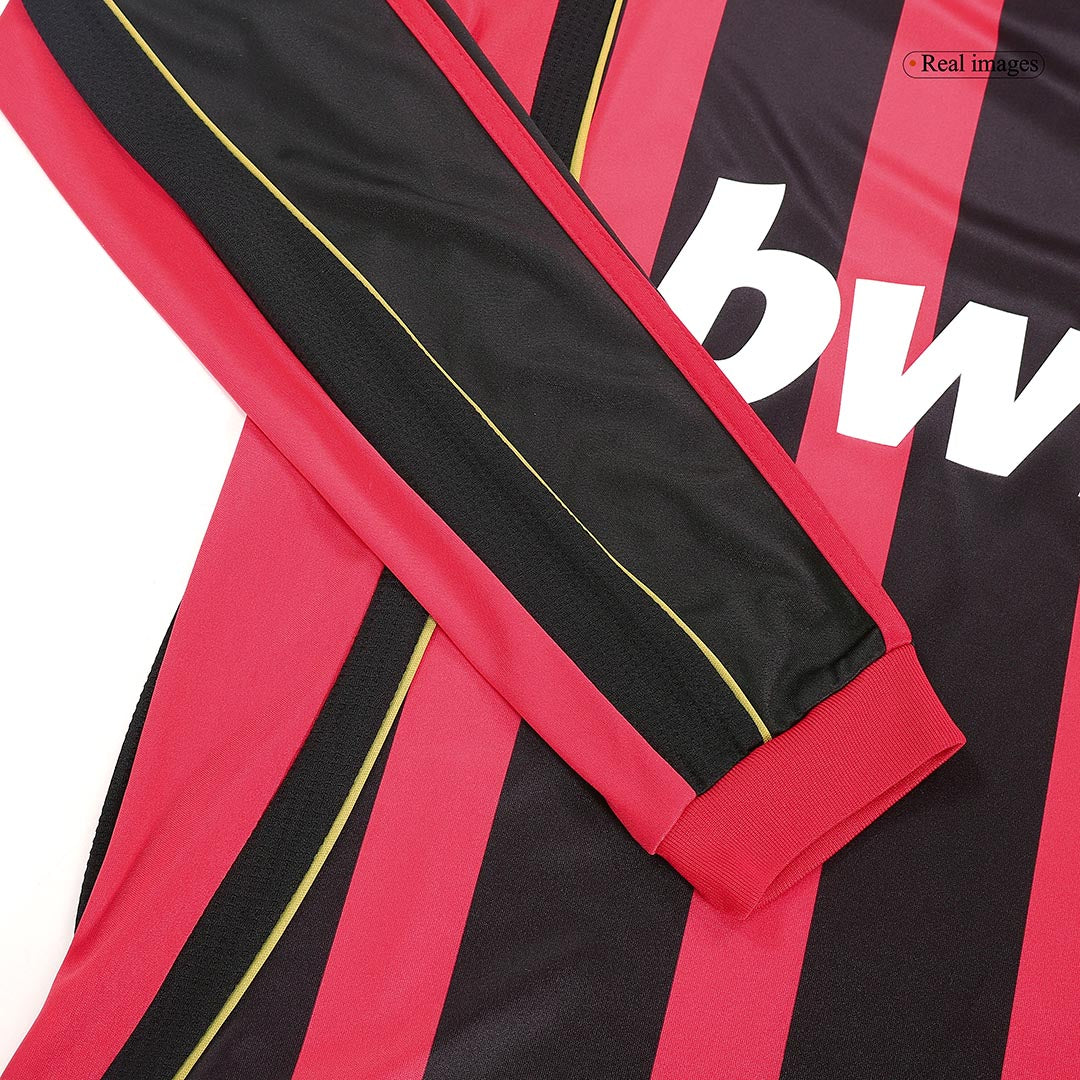Pánske Retro Futbalový Dres AC Miláno Domáci 2006/07 Dlhý Rukáv - MALDINI #3