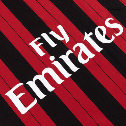 Pánske Retro Futbalový Dres AC Miláno Domáci 2013/14 Dlhý Rukáv