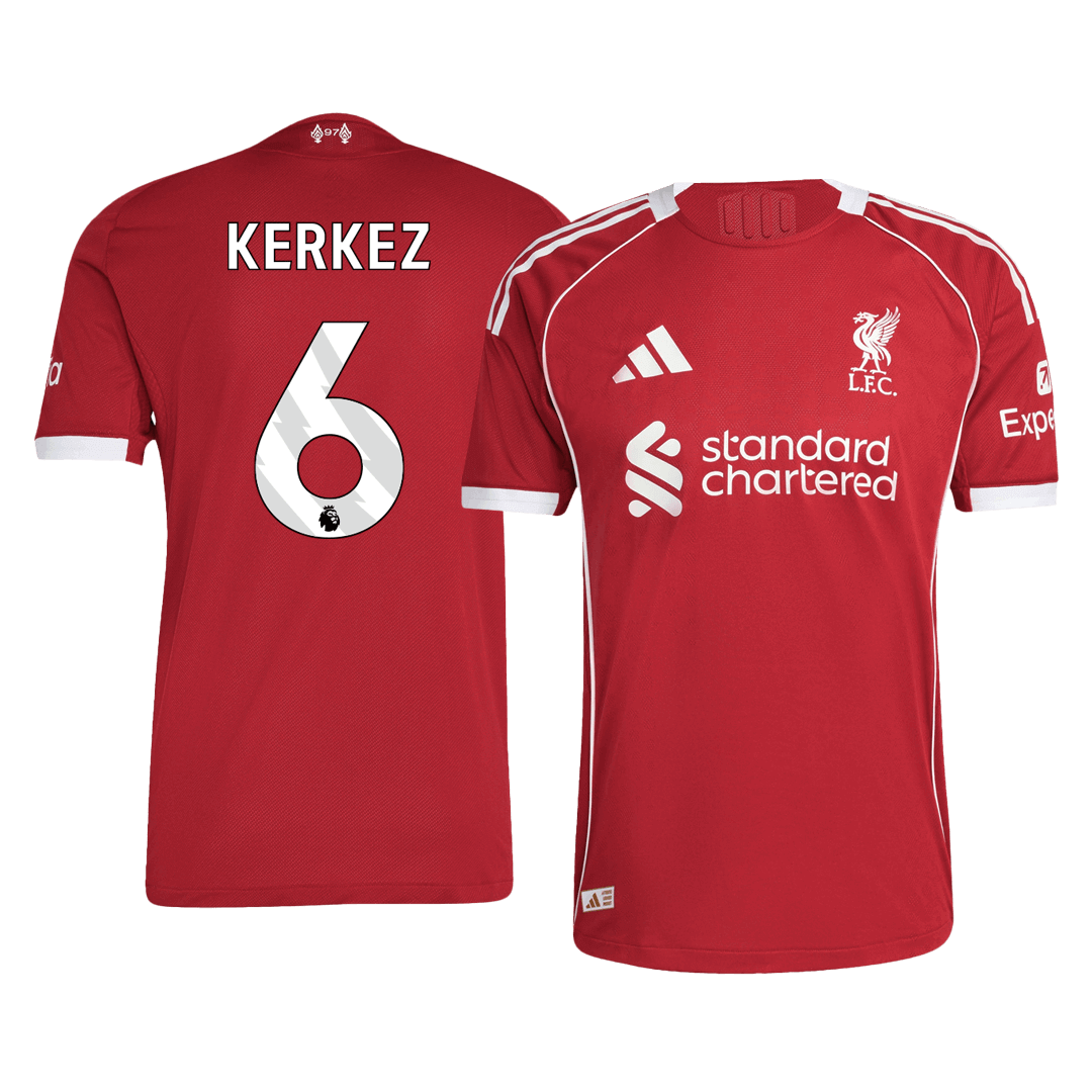 Liverpool pánsky domáci futbalový dres 2025/26 - KERKEZ #6 [hráčska verzia]