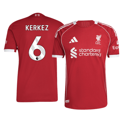 Liverpool pánsky domáci futbalový dres 2025/26 - KERKEZ #6 [hráčska verzia]