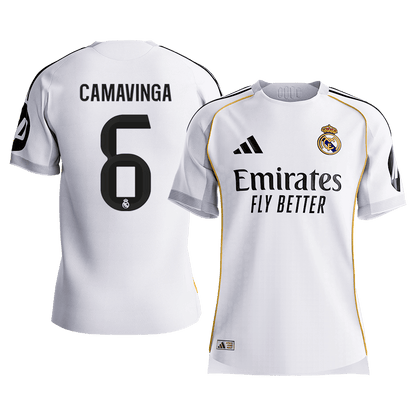 Real Madrid pánsky domáci futbalový dres 2025/26 - CAMAVINGA #6 [hráčska verzia] (Prémiová kvalita)