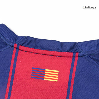 Barcelona pánsky domáci futbalový dres s dlhými rukávmi 2025/26